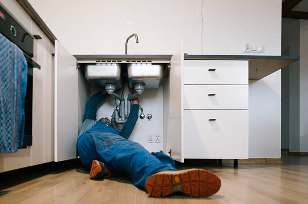 Professional Drain Cleaning technician working in Lake Junaluska, NC